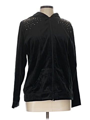 Zoey & Beth Zip Up Hoodie (view 1)