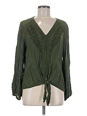 Nostalgia Long Sleeve Blouse (view 1)