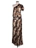 Va Va Voom 100% Polyester Brown Jumpsuit Size S - photo 1