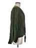 Nostalgia 100% Rayon Green Long Sleeve Blouse Size M - photo 4