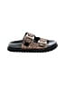 G.C. Shoes Animal Print Brown Sandals Size 7 - photo 1