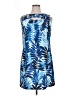 Gabby Skye Tropical Blue Casual Dress Size 16 - photo 1