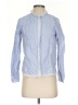 Zara Blue Long Sleeve Blouse Size S - photo 1