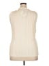 DKNY 100% Polyester Ivory Sleeveless Blouse Size XXL - photo 2
