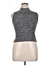 Studio I Gray Sleeveless Top Size 16 Petite - photo 1