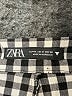 Zara Checkered-gingham Black Dress Pants Size M - photo 7