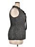 DKNY 100% Polyester Gray Sleeveless Blouse Size XXL - photo 4