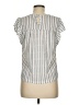 Sweet Wanderer Silver Short Sleeve Blouse Size M - photo 2