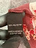 Iz Byer 100% Polyester Burgundy Short Sleeve Blouse Size XL - photo 8