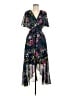 Eliza J 100% Polyester Floral Blue Cocktail Dress Size 6 - photo 1