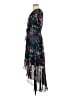 Eliza J 100% Polyester Floral Blue Cocktail Dress Size 6 - photo 5