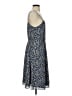 J.Crew 100% Polyester Animal Print Blue Casual Dress Size 4 - photo 4