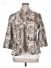 Chico's Print Ivory Blazer Size XL (3) - photo 1