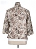 Chico's Print Ivory Blazer Size XL (3) - photo 2