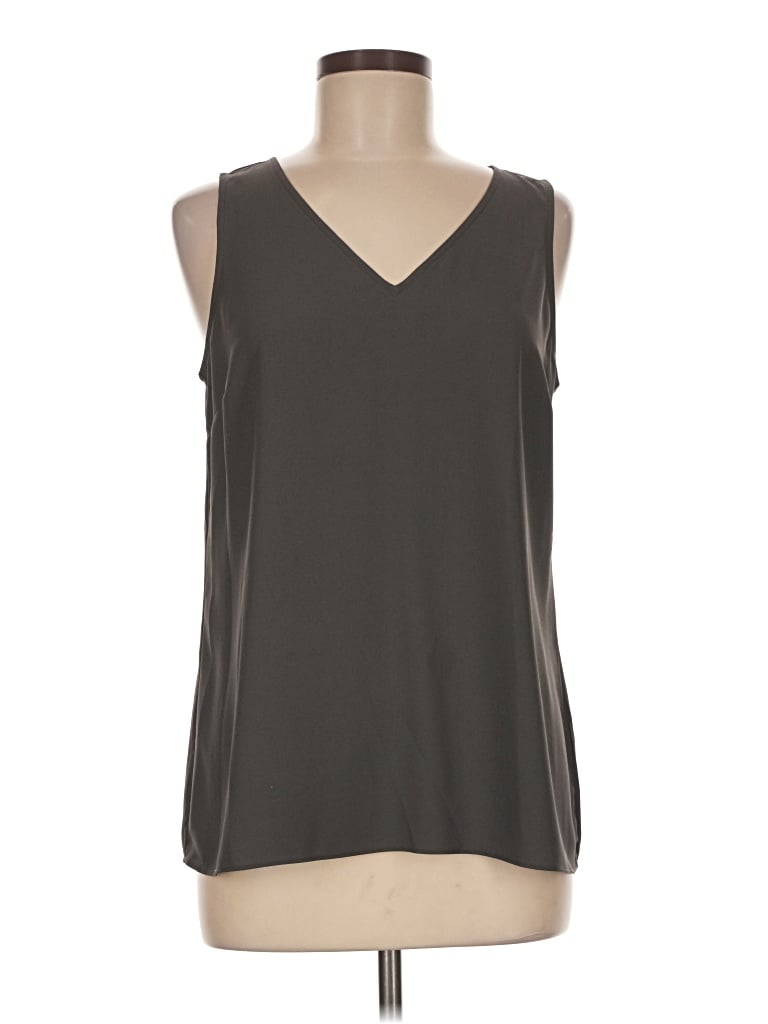 Pre-owned Lark & Ro Sleeveless Blouse In Gray
