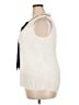 DKNY 100% Polyester Ivory Sleeveless Blouse Size XXL - photo 5