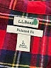 L.L.Bean Plaid Red Long Sleeve Button-Down Shirt Size L - photo 7