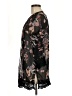 Rewind 100% Polyester Black Kimono Size M - photo 5