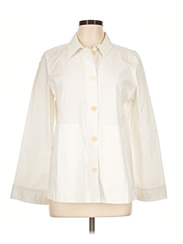 Eileen Fisher 3/4 Sleeve Button-Down Shirt (view 1)