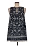 Max Studio 100% Polyester Blue Sleeveless Blouse Size M - photo 2