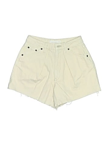 Topshop Khaki Shorts (view 1)