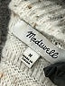 Madewell Metallic Silver Pullover Sweater Size M - photo 7