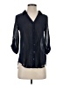 Iz Byer 100% Polyester Black 3/4 Sleeve Blouse Size S - photo 1