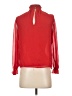 1.State 100% Polyester Red Long Sleeve Blouse Size S - photo 2