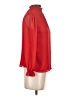 1.State 100% Polyester Red Long Sleeve Blouse Size S - photo 4