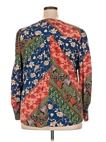 Veronica Beard Long Sleeve Blouse (view 2)