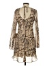 B. Darlin 100% Polyester Animal Print Tan Cocktail Dress Size 5 - photo 2