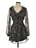 City Studio Paisley Gray Cocktail Dress Size S - photo 1