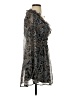 City Studio Paisley Gray Cocktail Dress Size S - photo 4