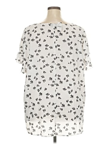Lane Bryant Short Sleeve Blouse (view 2)