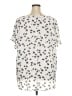 Lane Bryant Ivory Short Sleeve Blouse Size 24 - photo 2