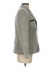 Le Suit Tweed Gray Blazer Size 4 Petite - photo 4