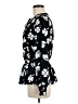 Alfani 100% Polyester Floral Black Long Sleeve Blouse Size M - photo 5