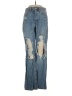 Aeropostale Hearts Blue Jeans Size 2 - photo 1