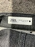 Zara Stripes Black Jeans Size 6 - photo 4