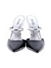 MICHAEL Michael Kors 100% Leather Silver Heels Size 6 - photo 2
