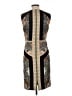 BCBGMAXAZRIA Graphic Brown Cocktail Dress Size 10 - photo 2
