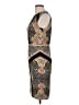 BCBGMAXAZRIA Graphic Brown Cocktail Dress Size 10 - photo 5