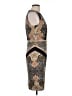 BCBGMAXAZRIA Graphic Brown Cocktail Dress Size 10 - photo 4