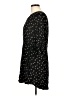 THML Polka Dots Black Casual Dress Size L - photo 5