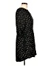 THML Polka Dots Black Casual Dress Size L - photo 4