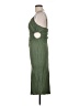 Zara Solid Green Cocktail Dress Size L - photo 5