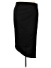 Monif C. Solid Black Formal Skirt Size 2X (2) - photo 1