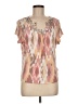 Ruby Rd. Pink Short Sleeve Blouse Size M (petite) - photo 1