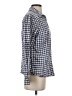 L.L.Bean 100% Cotton Checkered-gingham Blue Long Sleeve Button-Down Shirt Size S - photo 4
