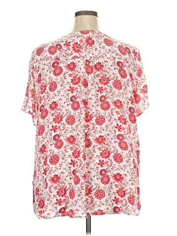Skies Are Blue Short Sleeve Blouse (view 2)